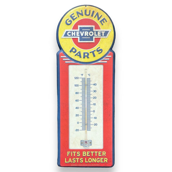Chevrolet Genuine Parts Metal Wall Thermometer