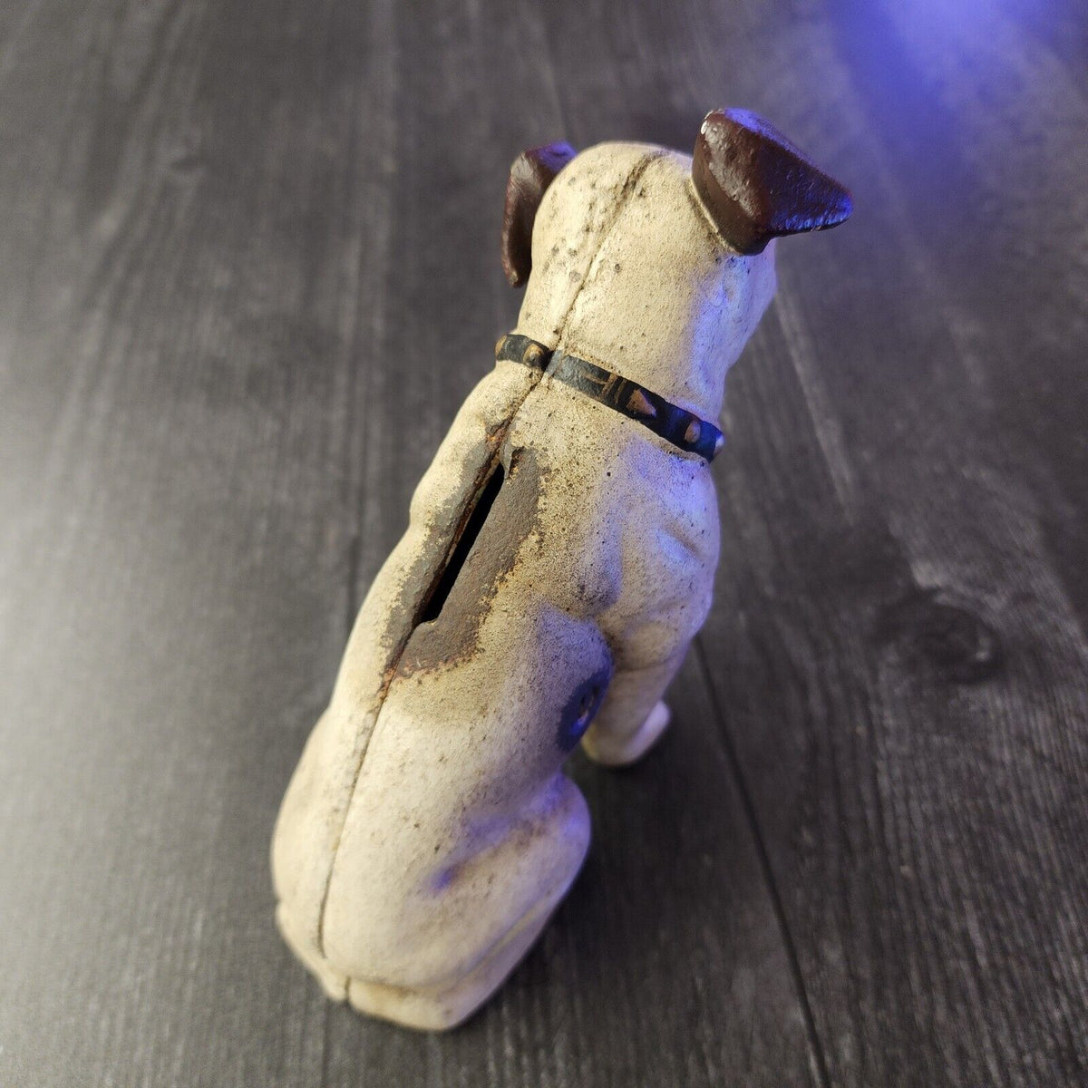 RCA Dog Piggy Bank Cast Iron 