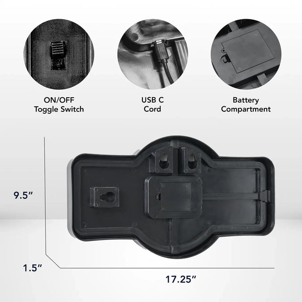 Mopar HEMI Garage LED Neon Light Wall Sign USB/Battery 17.25x9.5 Man Cave