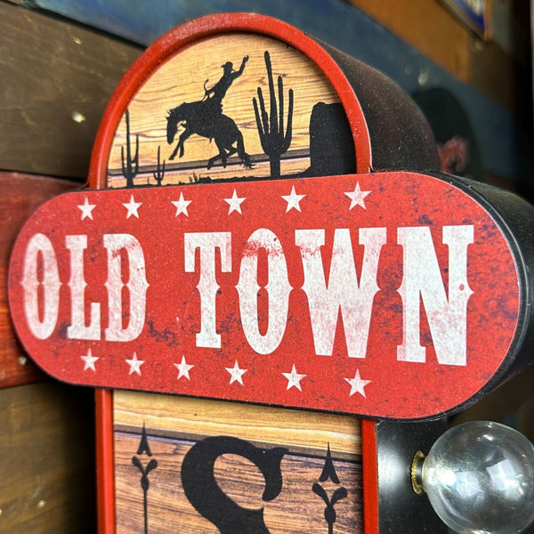 Saloon Double Sided Vintage Inspired 25" Battery Operated Marquee LED Sign