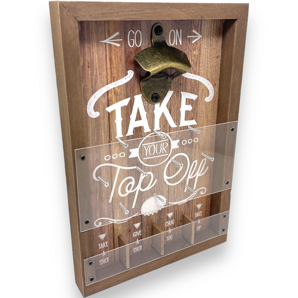 Drinko Plinko Go On Take Your Top Off Wall Mounted Bottle Opener & Drinking Game