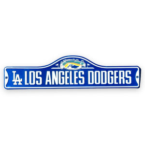 Los Angeles Dodgers Metal Street Sign Game Room Bar Man Cave Decor