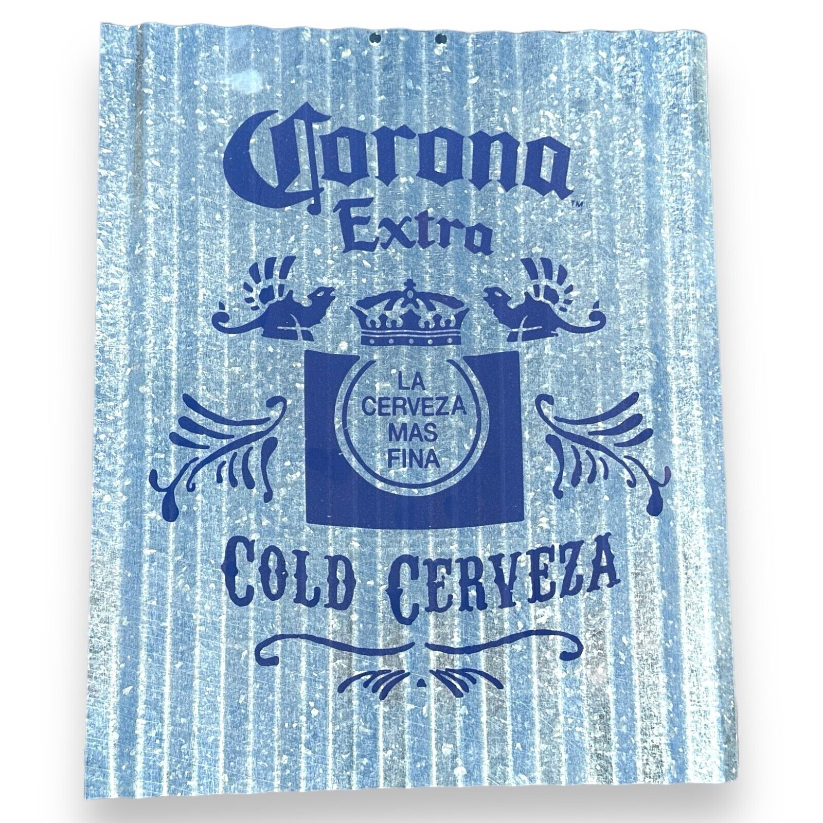 Corona Extra 15" Corrugated Metal Sign