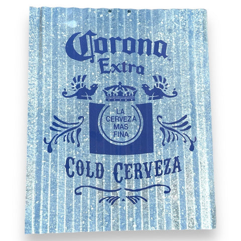 Corona Extra 15" Corrugated Metal Sign