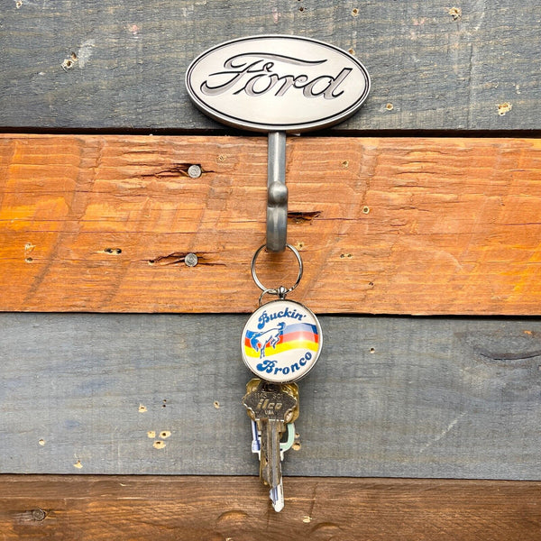 Ford Buckin' Bronco Retro Keychain