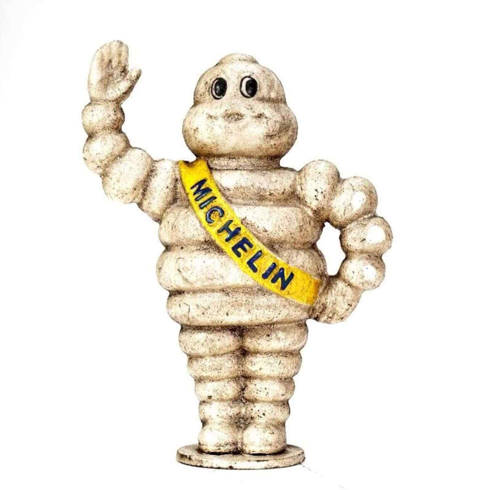 Michelin Man Cast Iron 6.5" Bank