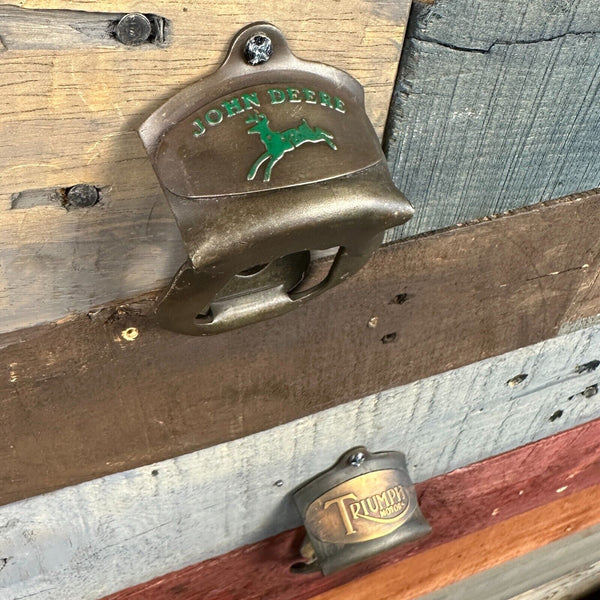 John Deere Die Cast Metal Wall Mounted Bottle Opener Screws Included