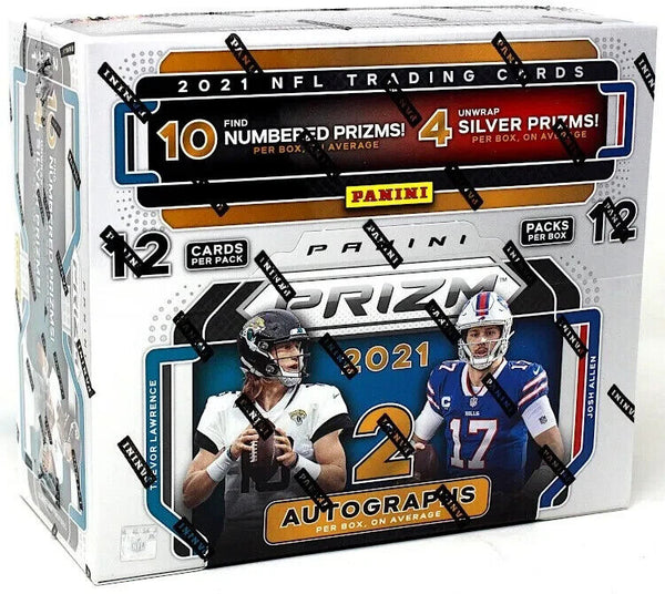 Panini Football Hobby Case 2021 FB Prizm (21-22) Factory Sealed 12 Boxes