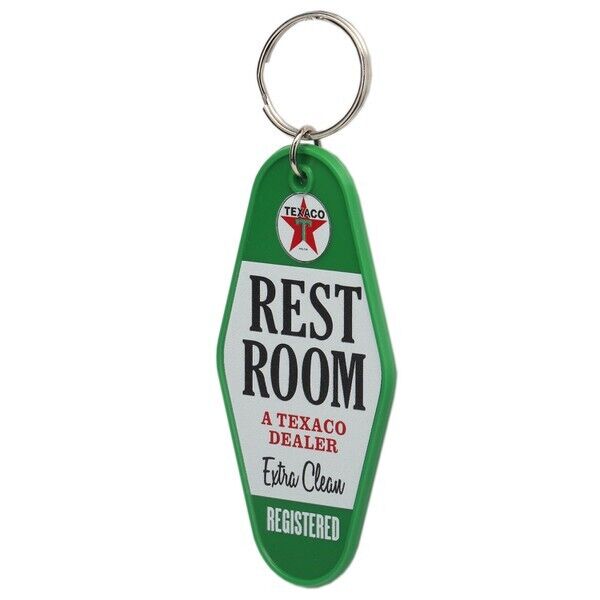 Texaco Restroom Keychain A Texaco Dealer Extra Clean Registered