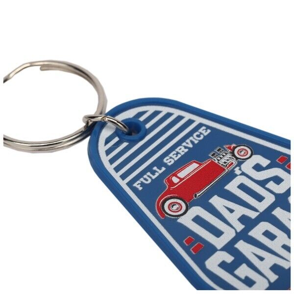 Dad's Garage Keychain Full Service If It's Broken Call Dad Open Late