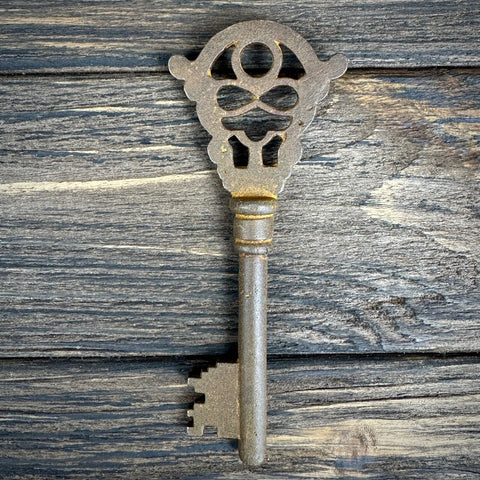 Viking Cast Iron 4" Key With Handcrafted Vintage Antique Finish