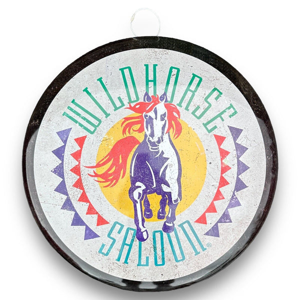 Wildhorse Saloon 16" Round Metal Dome Sign Nashville Country Home Wall Decor