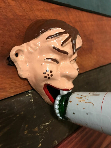 Howdy Doody Cast Iron Wall Mount Bottle Opener Soda Beer Garage Bar Man Cave 