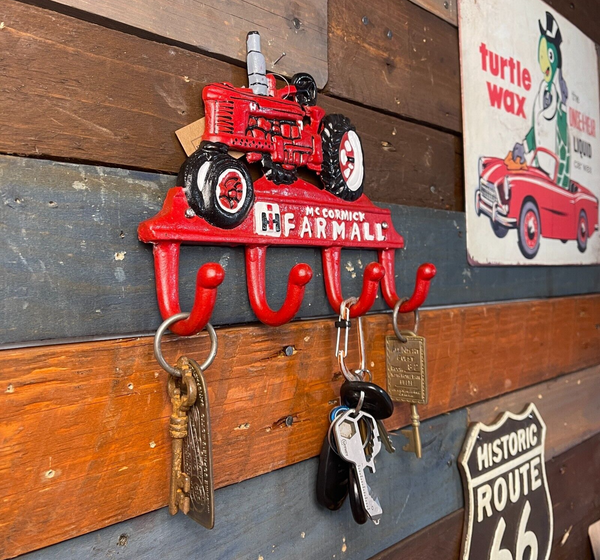 Farmall Cast Iron Coat Rack