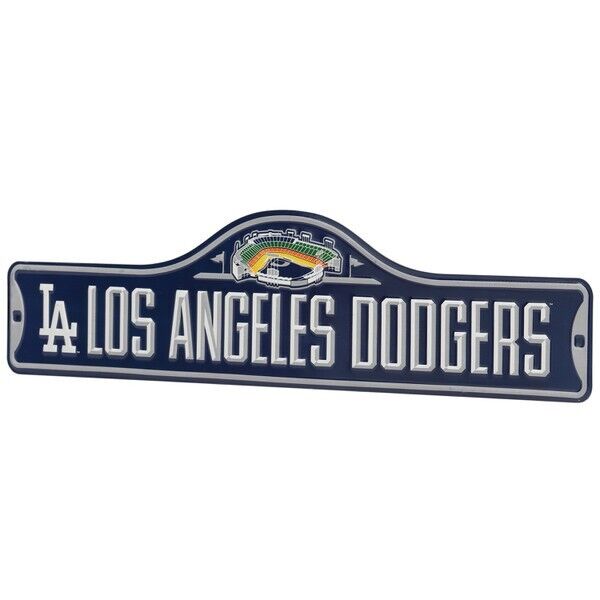 Los Angeles Dodgers Metal Street Sign Game Room Bar Man Cave Decor