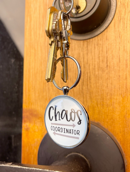 Chaos Coordinator Glass Dome Keychain