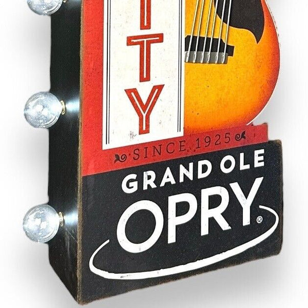 Grand Ole Opry Music City Double Sided Vintage Inspired 30" Marquee LED Sign