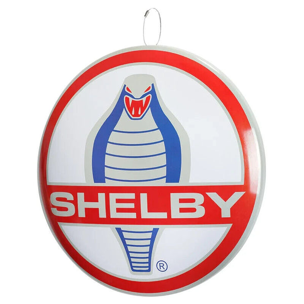 Shelby Cobra Dome and Rounded 16" Metal Sign