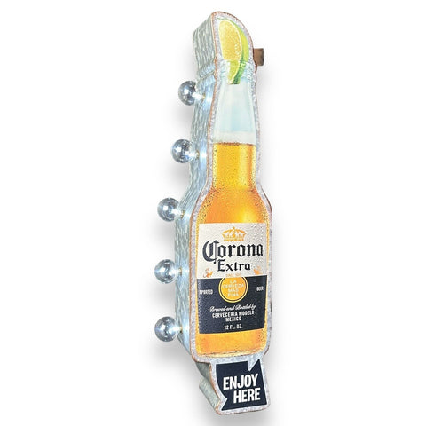 Corona Extra Bottle and Arrow Shaped 25" Double Sided Marquee Light Up LED Sign