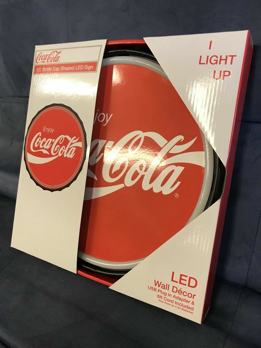 Coca-Cola LED Neon Light Rope Bar Sign, 12