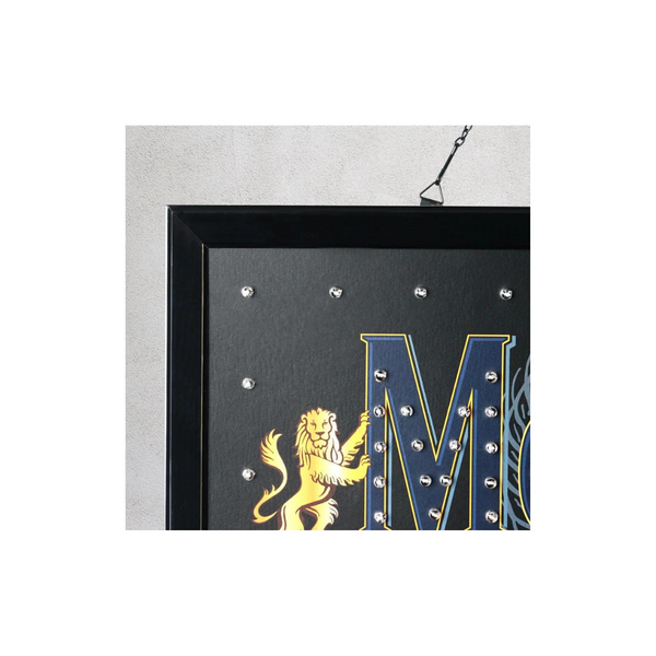 Modelo Cerveza Framed & Flashing LED Hanging Sign, Beer Bar Man Cave Wall Decor