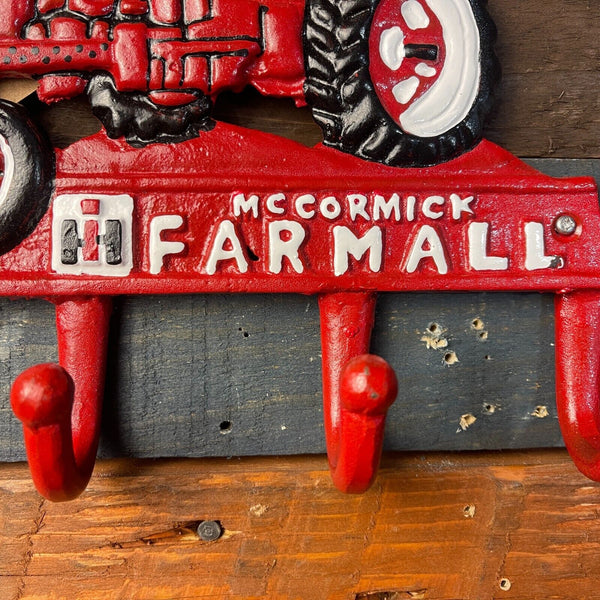 Farmall Cast Iron Coat Rack