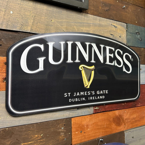 Guinness Beer Lenticular 3-D Sign Home Bar Game Room Man Cave Novelty Wall Decor