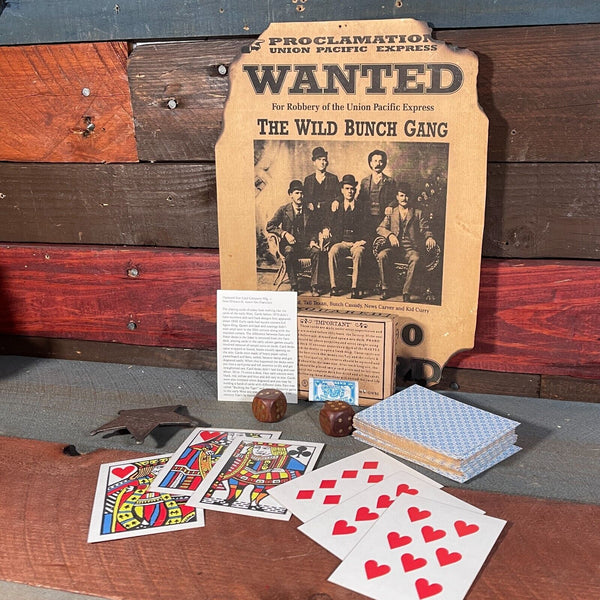 Old West Pharo Cards 52 Old Style Poker Card Deck W/ Square Corners