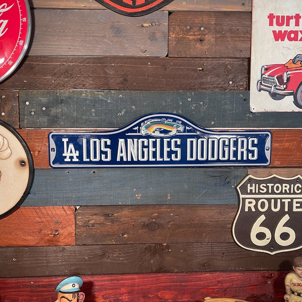 Los Angeles Dodgers Metal Street Sign Game Room Bar Man Cave Decor