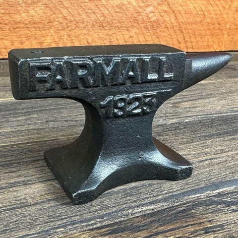 Farmall Tractors 1923 Cast Iron Anvil With Antique Finish