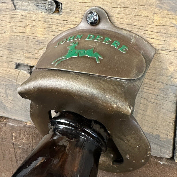 John Deere Die Cast Metal Wall Mounted Bottle Opener Screws Included