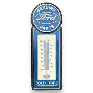 Ford Genuine Parts Metal Embossed Wall Thermometer