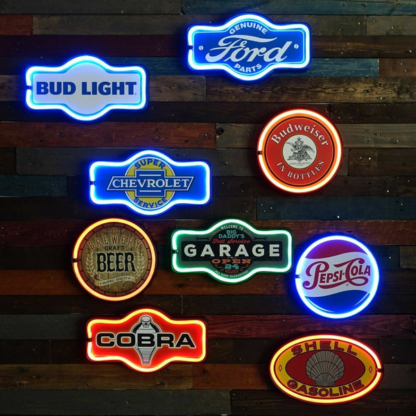 Mopar Hemi Garage LED Neon Light Rope Bar Sign, Decor For Garage Shop Man Cave