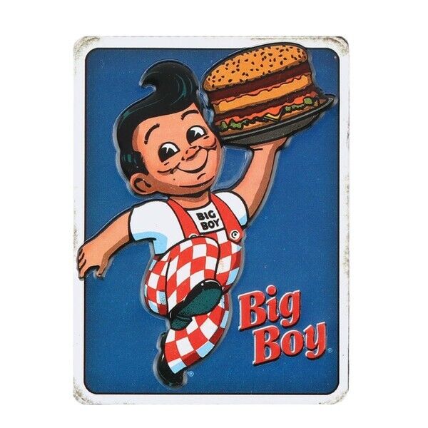 Bob's Big Boy Magnet Vintage Inspired and Embossed Design