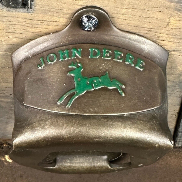 John Deere Die Cast Metal Wall Mounted Bottle Opener Screws Included