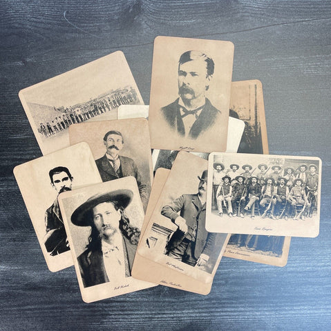 Lawmen Of The Old West Photo Set Bill Hickok Doc Holiday Wyatt Earp Pinkerton