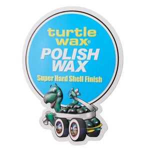 Turtle Wax Polish Wax Embossed & Shaped Metal Sign