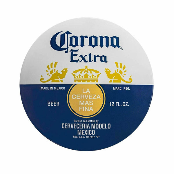 Corona Dome Round 15" Metal Sign, Beer Bar Home Man Cave Garage Wall Decor 