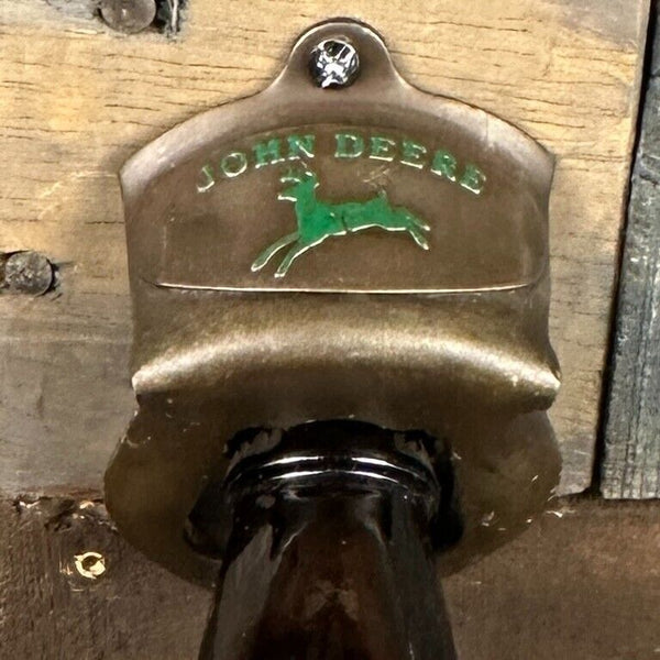 John Deere Die Cast Metal Wall Mounted Bottle Opener Screws Included