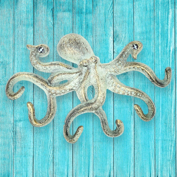 Octopus Wall Hooks Wall Decor Key or Coat Hooks