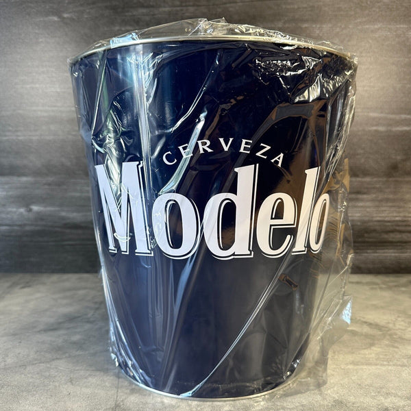 Modelo Tapered Metal Wastebasket Trash Can Home Man Cave Garage Bar Decor