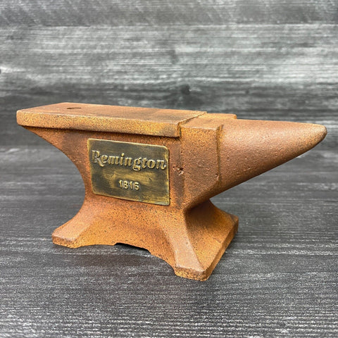 Remington 1816 Anvil Cast Iron Antique Finish Old West Western Man Cave Decor