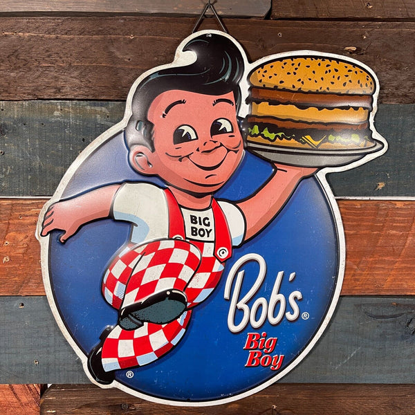 Bob's Big Boy Embossed Hanging Metal Sign