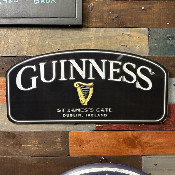 Guinness Beer Lenticular 3-D Sign Home Bar Game Room Man Cave Novelty Wall Decor