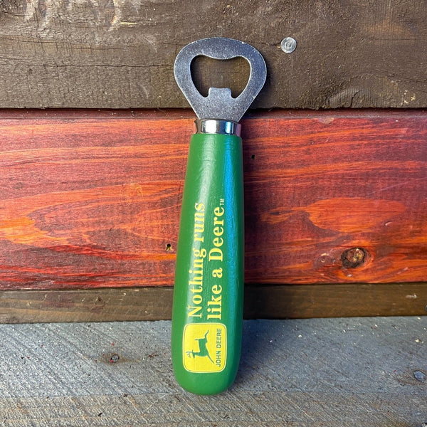 John Deere Nothing Runs Like A Deere Wooden Bottle Opener