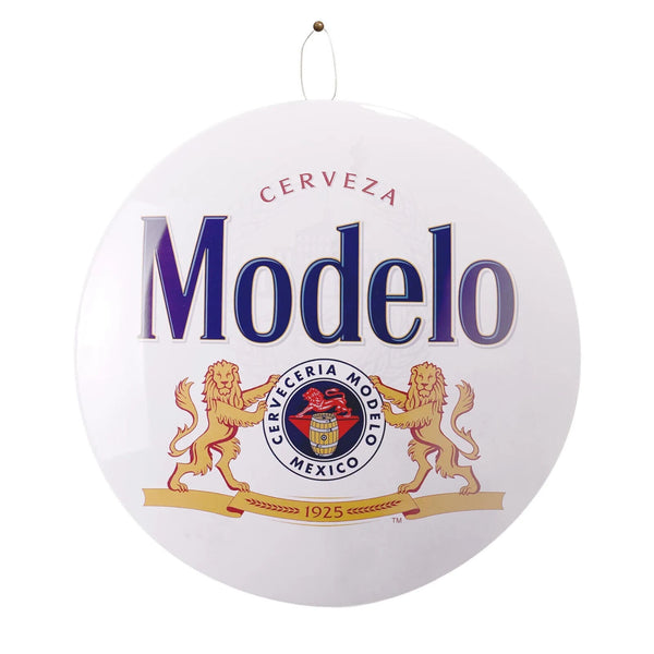 Modelo Cerveza 1925 Dome and Rounded 16" Metal Sign