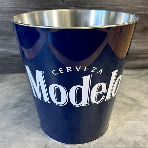 Modelo Tapered Metal Wastebasket Trash Can Home Man Cave Garage Bar Decor