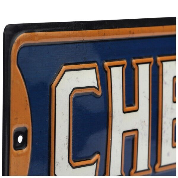 Chevy Trucks 30" Embossed Metal Street Sign