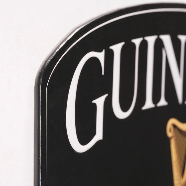 Guinness Embossed Metal Sign 8.25" X 18" Home Bar Wall Decor