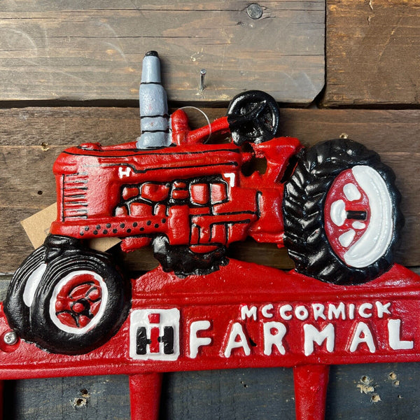 Farmall Cast Iron Coat Rack